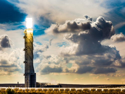 Fire, explosion and blast protection for concentrated solar power plants